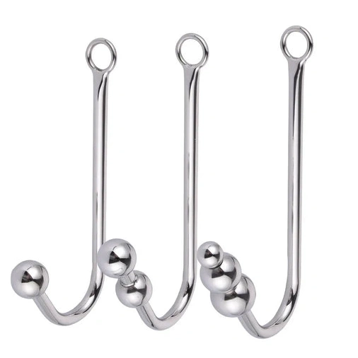 Anal Hooks and Hook Collar Anal 5334 Cuffs with Beaded Elegant 0901